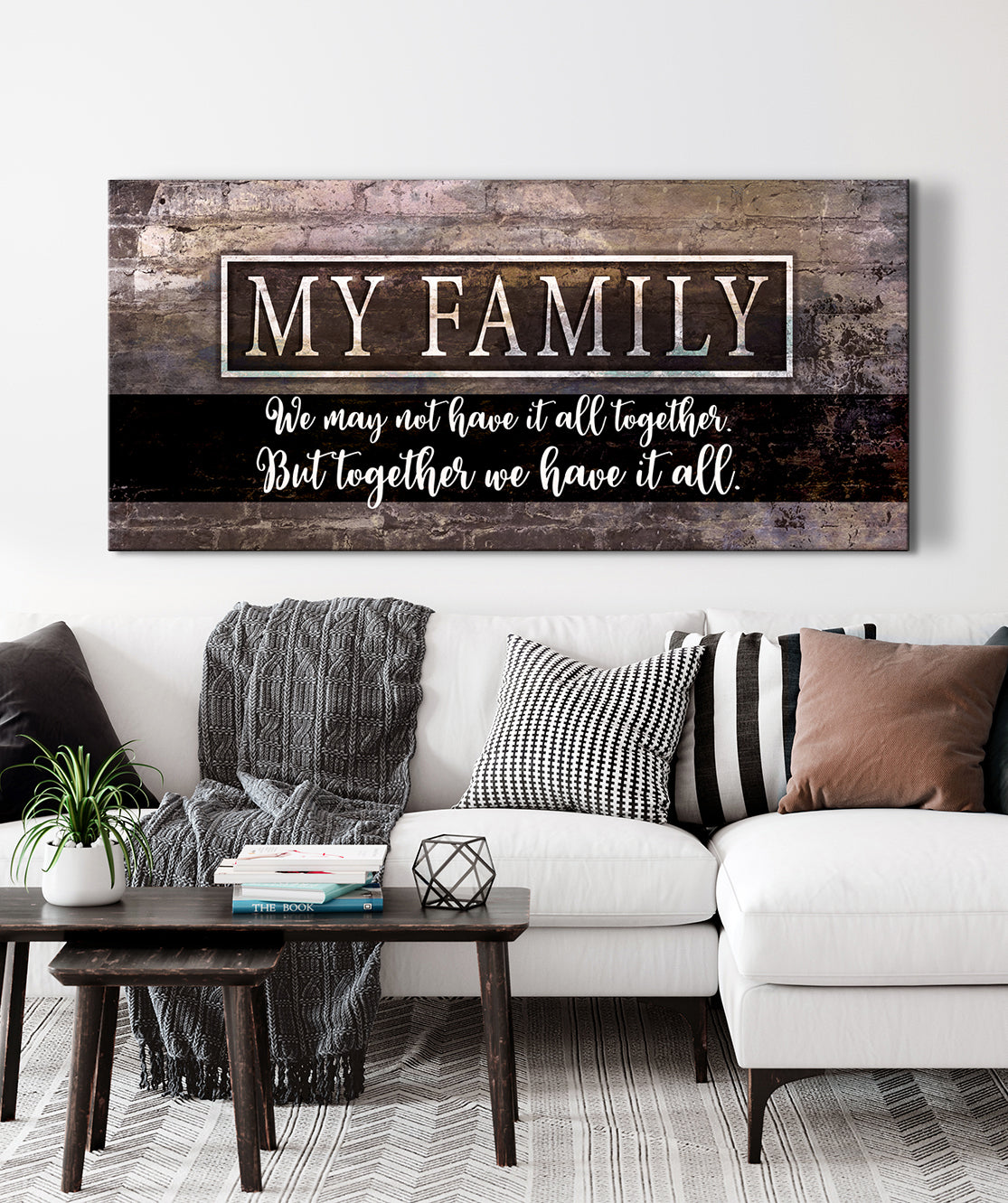 Family Wall Art - Family Have It All V4 with Wood Frame, Ready to Hang! Buy 2 Save 20%