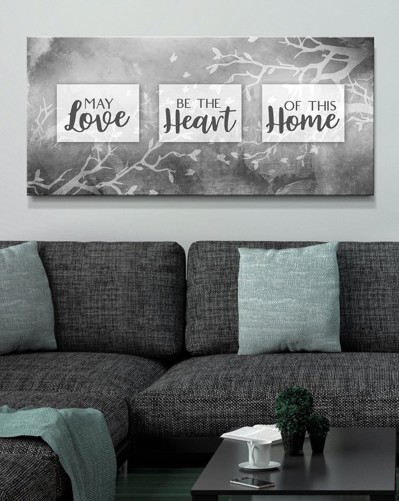 May Love Fill Your Home! Ready-to-Hang Wood Frame Wall Art V2
