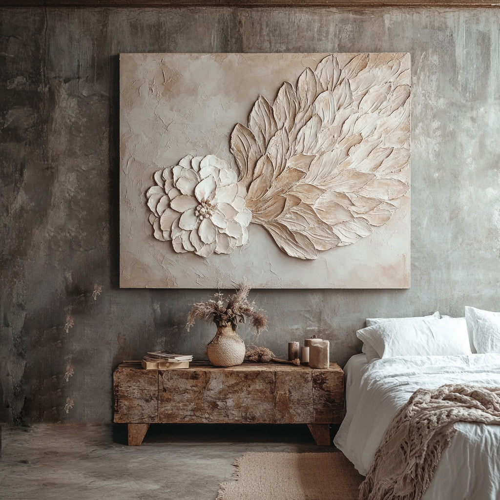 Ethereal Blossom V7 - Elegant Floral Wall Art for Peaceful Interiors