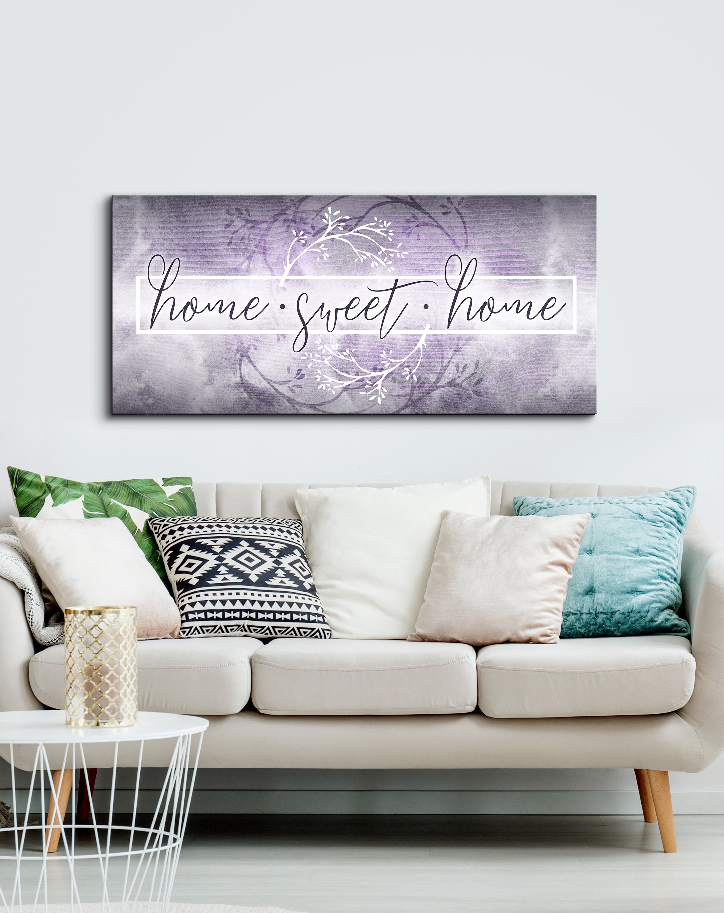 High - quality Wood - framed Home Sweet Home V2 Wall Art, Ready To Hang