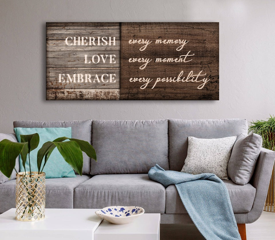 Limited Time Offer! Ready-to-Hang Wood Frame Home Wall Art to Cherish Memories