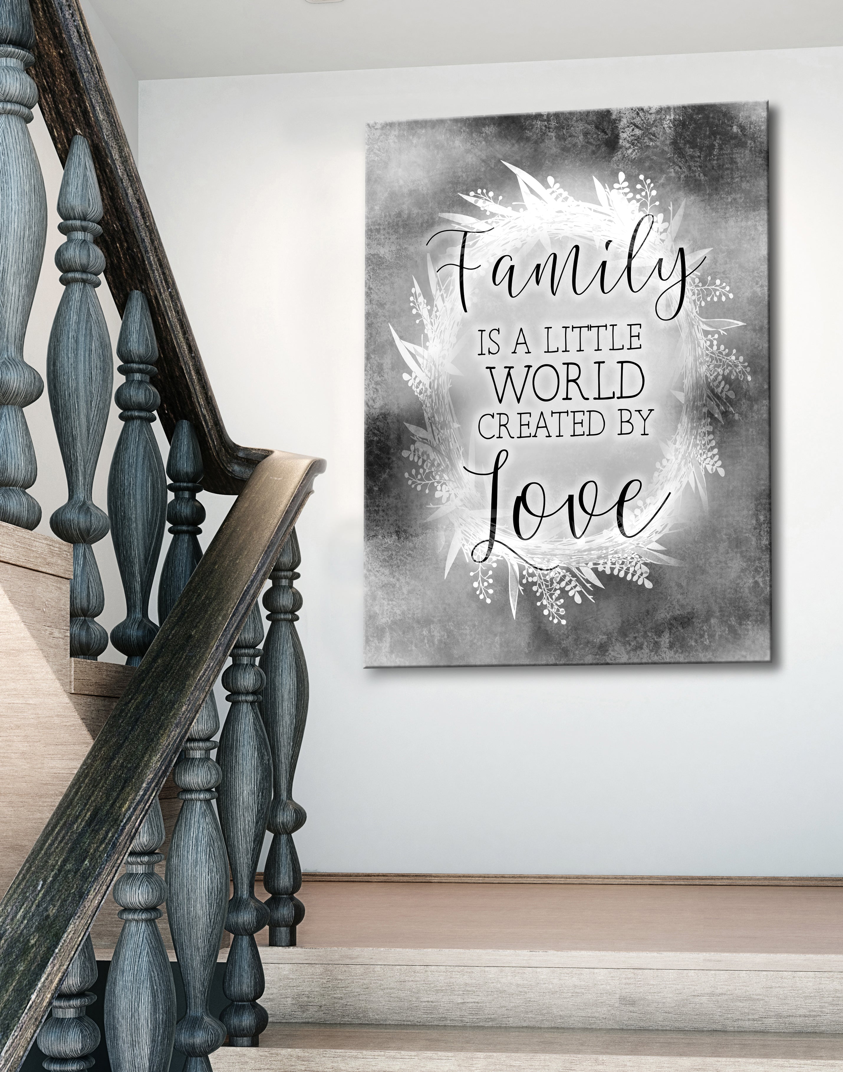 Love-Created Family Wall Art V3 with Wood Frame (Ready to Hang) - Buy 2, Save 20%