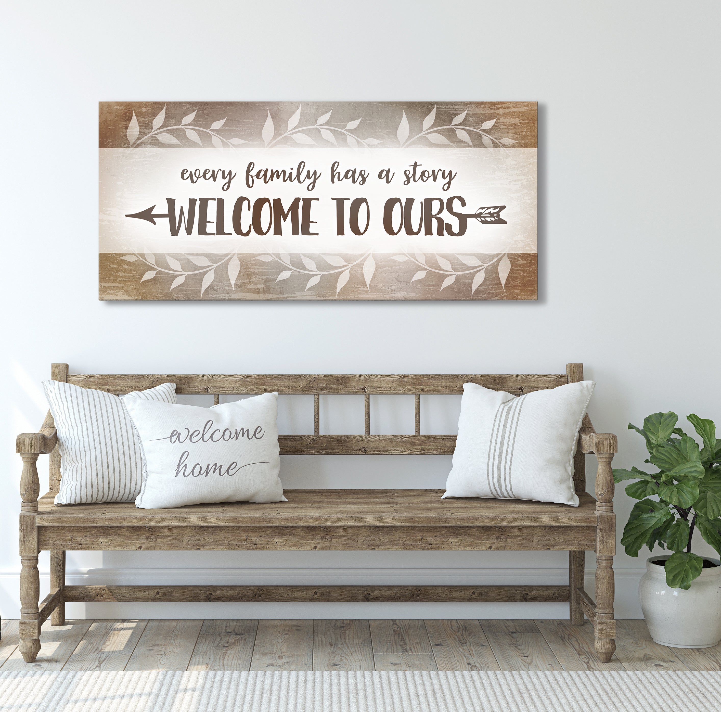 High - Quality Wood - Framed Family Wall Art V3: Ready to Hang, Tell Your Family Story