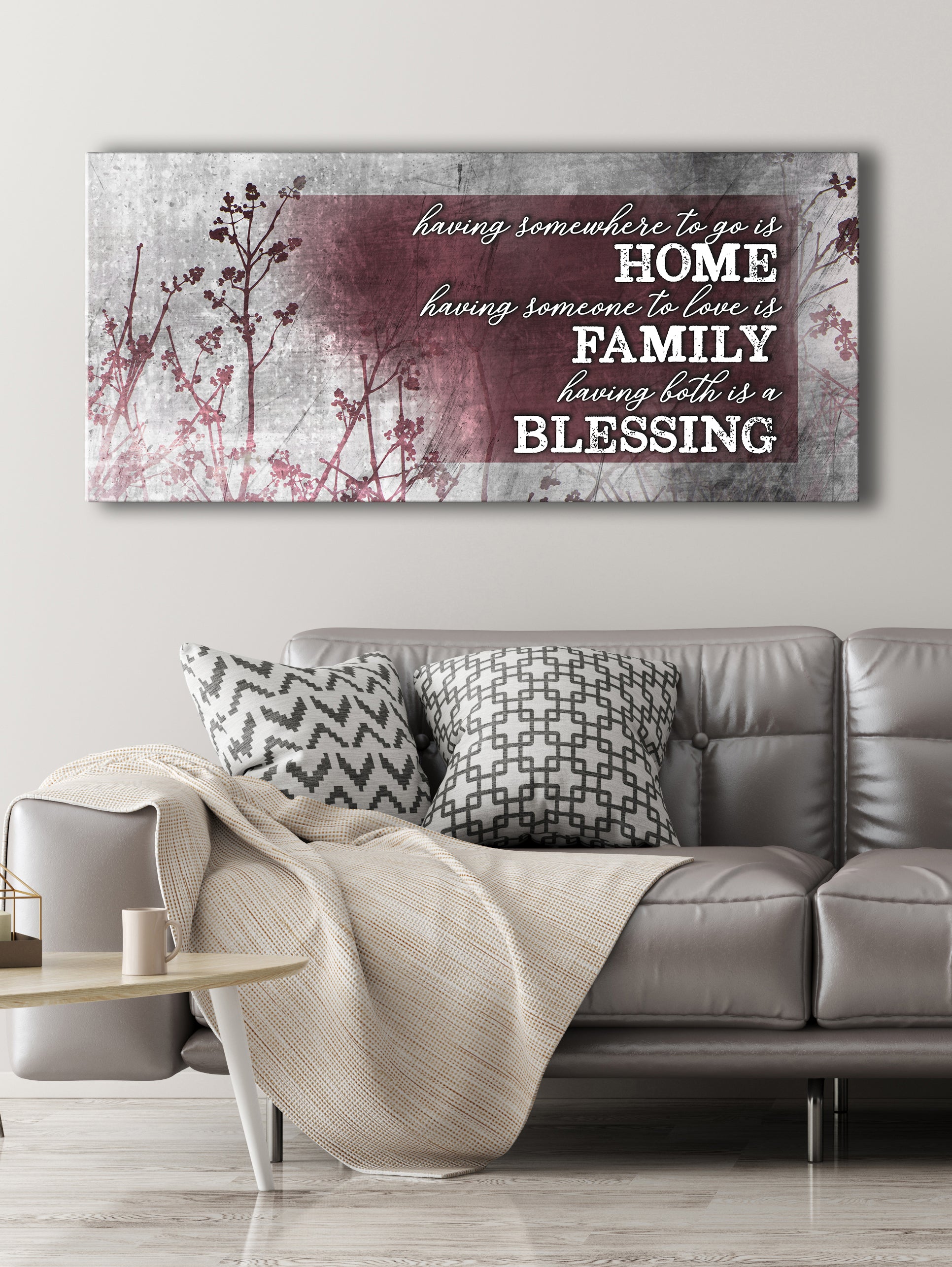 Hot Deal! Christian Home Blessing Family Wall Art with Wood Frame, Ready to Hang
