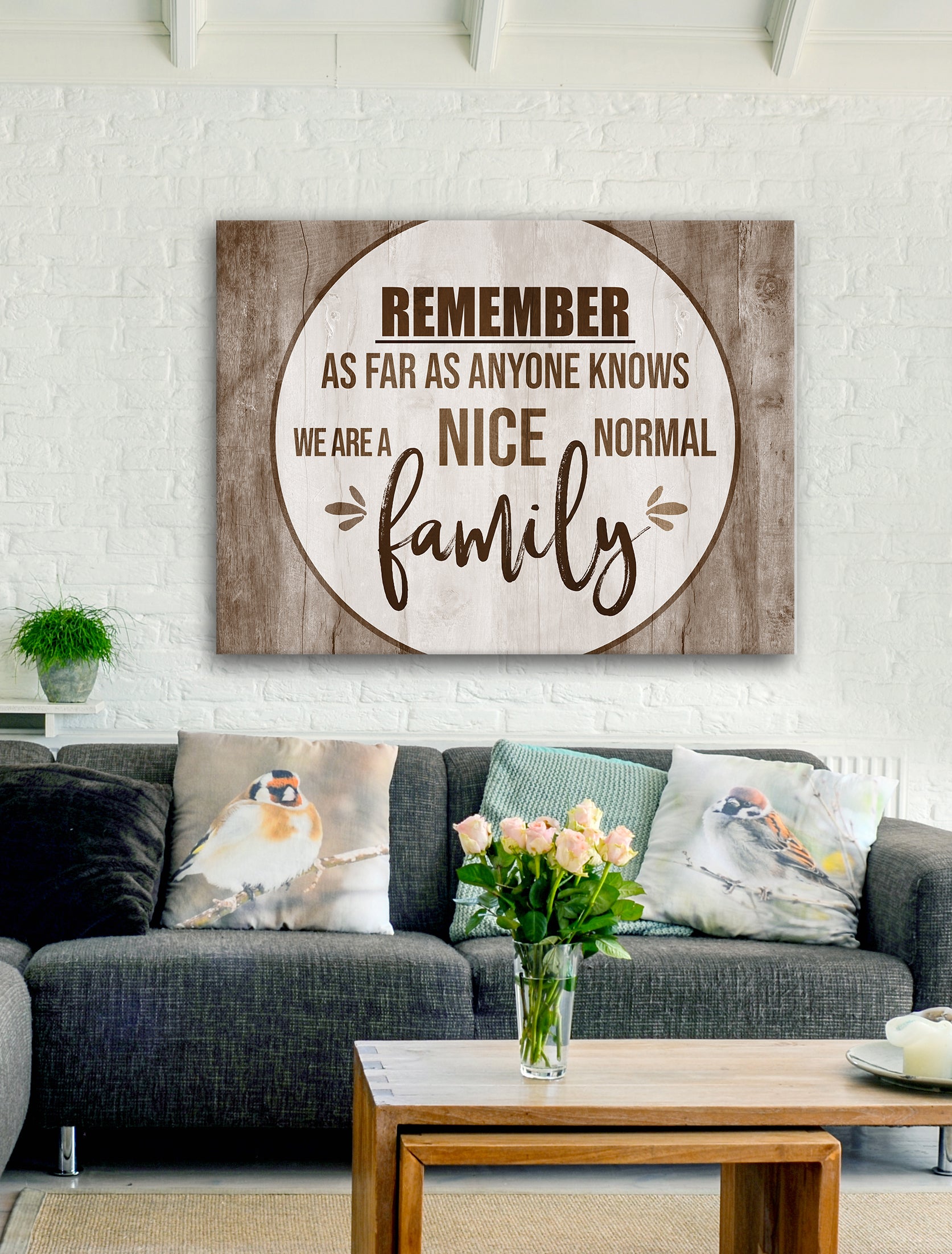 Family Wall Art: Ready-to-Hang Wood Frame - Buy 2, Save 20%