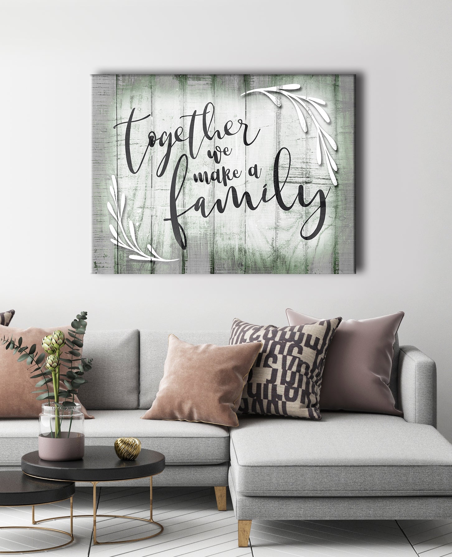 High - Quality Wood - Framed Family Wall Art: Ready to Hang for Your Home