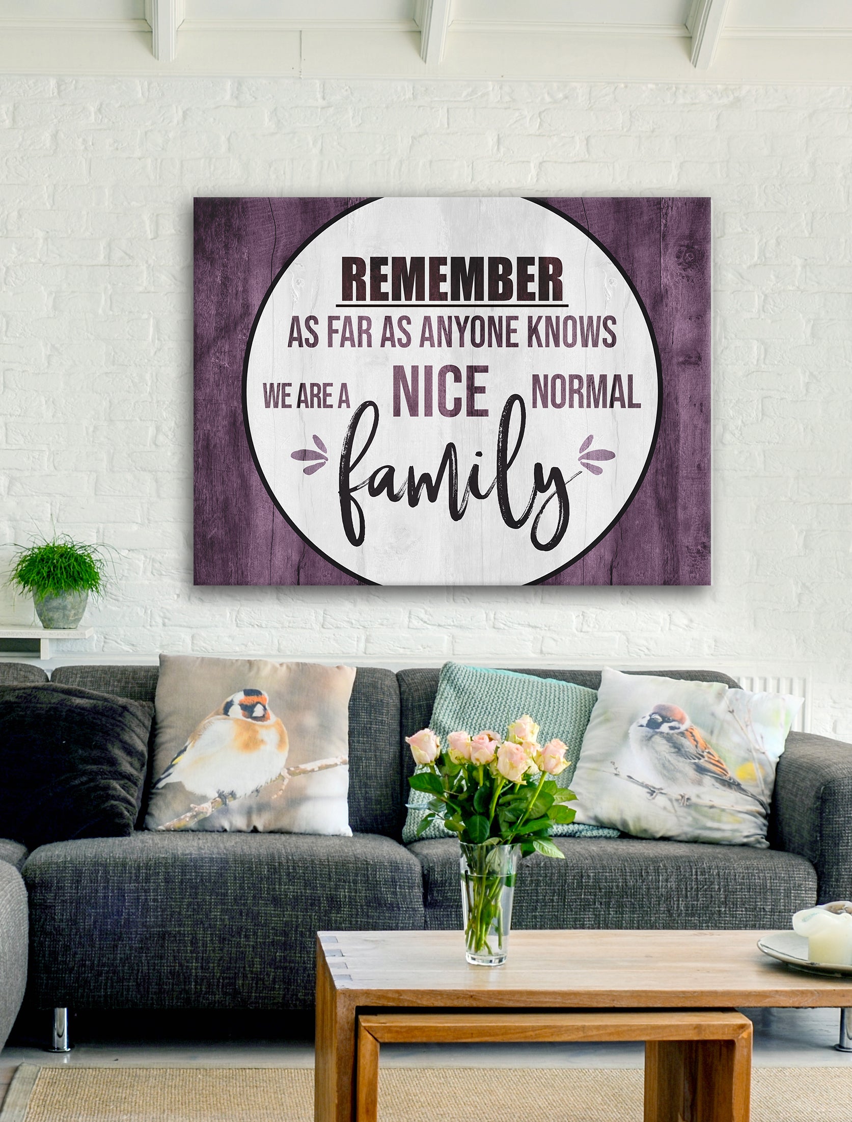 Family Wall Art: Ready-to-Hang Wood Frame - Buy 2, Save 20%