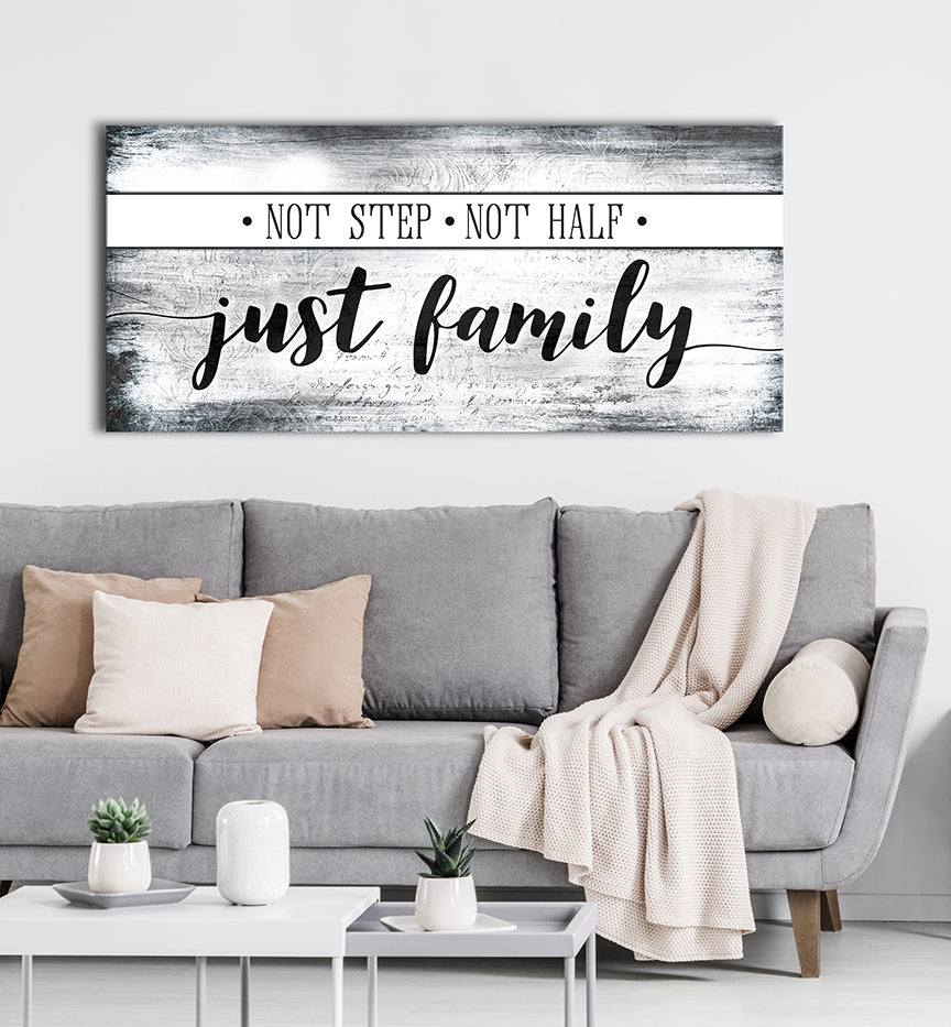 High - Quality Family Wall Art with Wood Frame, Ready to Hang: Family First