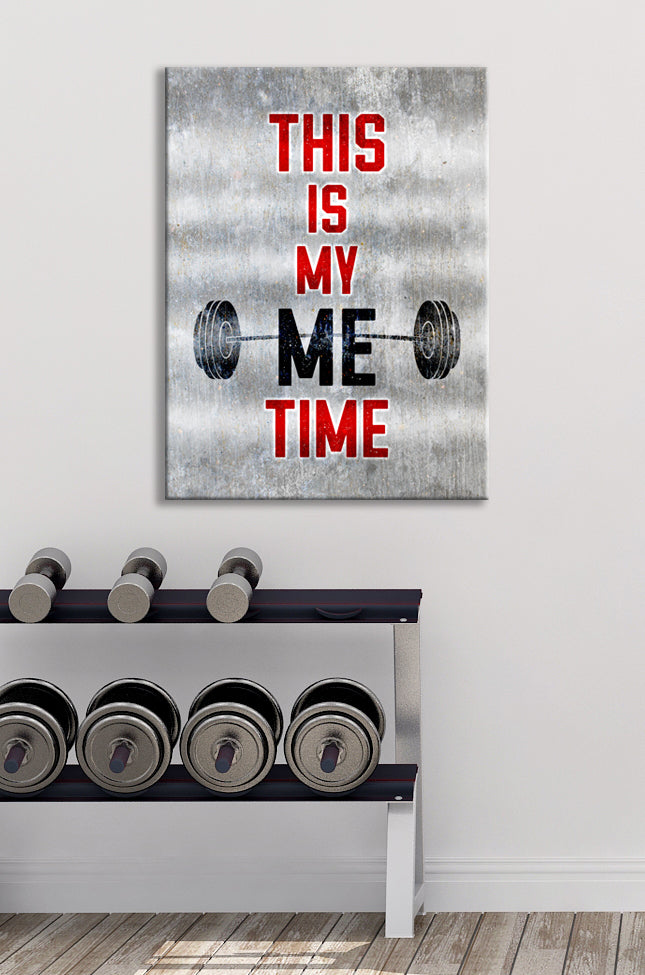 Ready-to-Hang Wood-Frame Fitness Wall Art for Your Personal Time