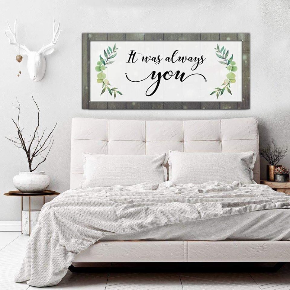 Ready - To - Hang Wood - Framed Couples Wall Art: 'It Was Always You' V2
