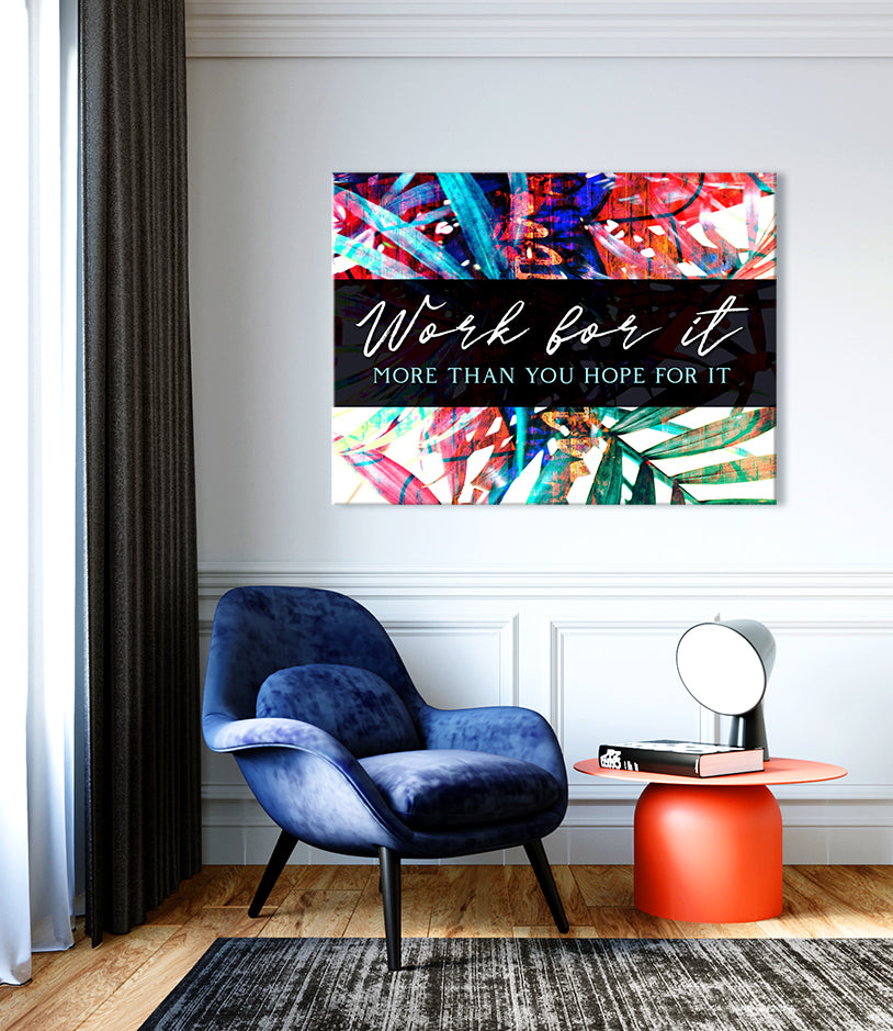 Limited-Time Offer! High-Quality Business Wall Art with Wood Frame, Ready to Hang