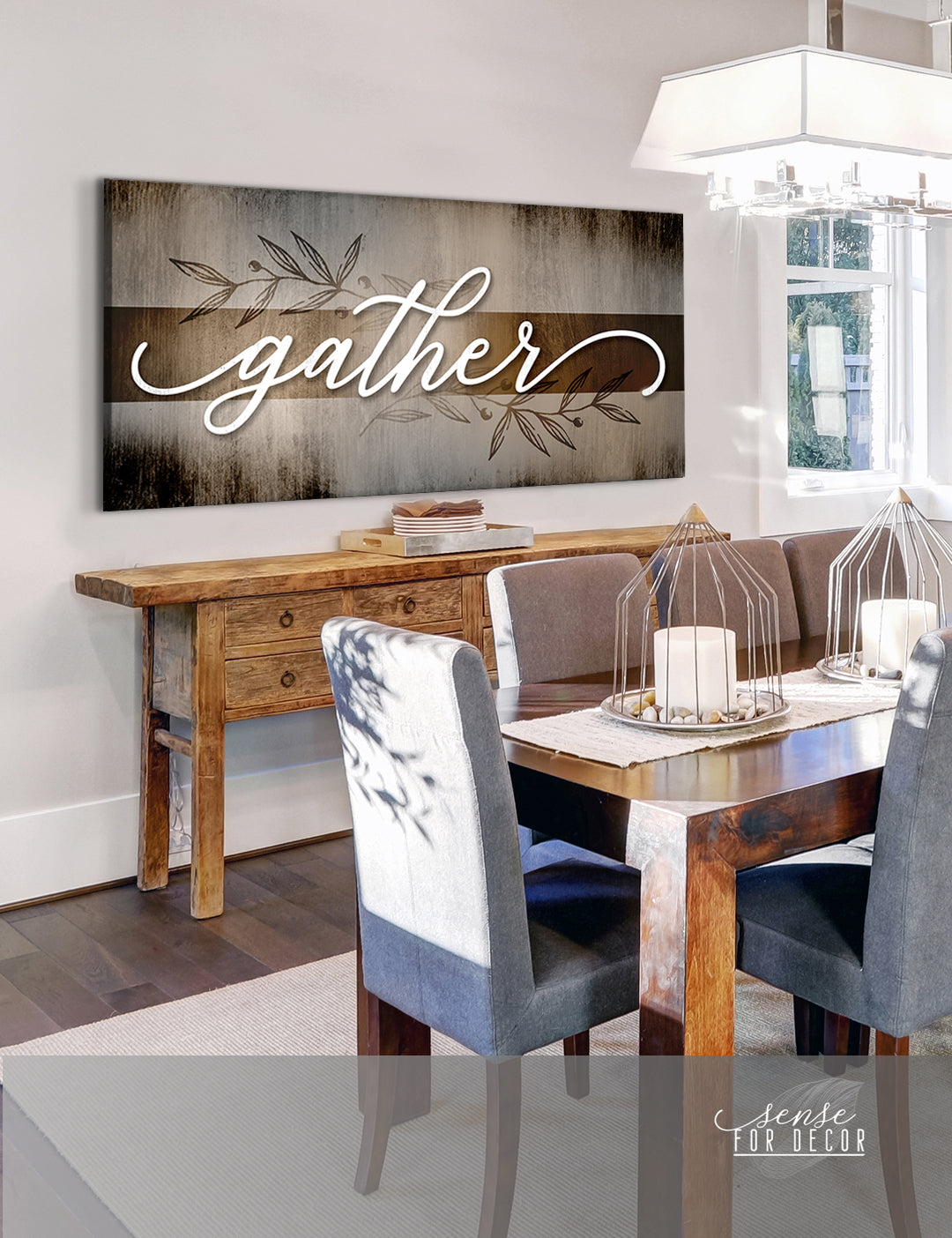 Hot Deal! Christian Wall Art Gather V10 with Wood Frame, Ready to Hang