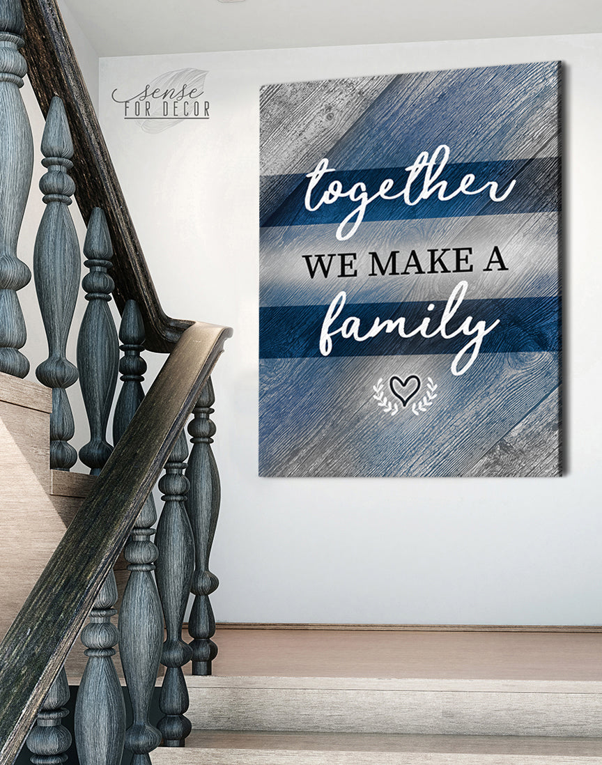 High - Quality Wood - Framed Family Wall Art V3: Ready To Hang