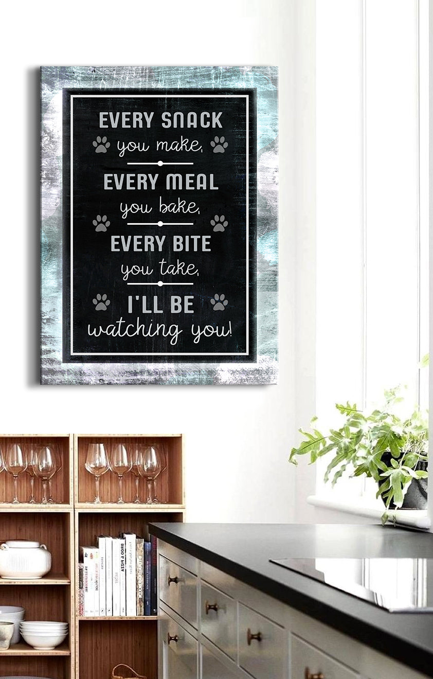 Ready-to-Hang Wood Frame Pet Wall Art: Ever Snack You Make - Buy 2, Save 20%