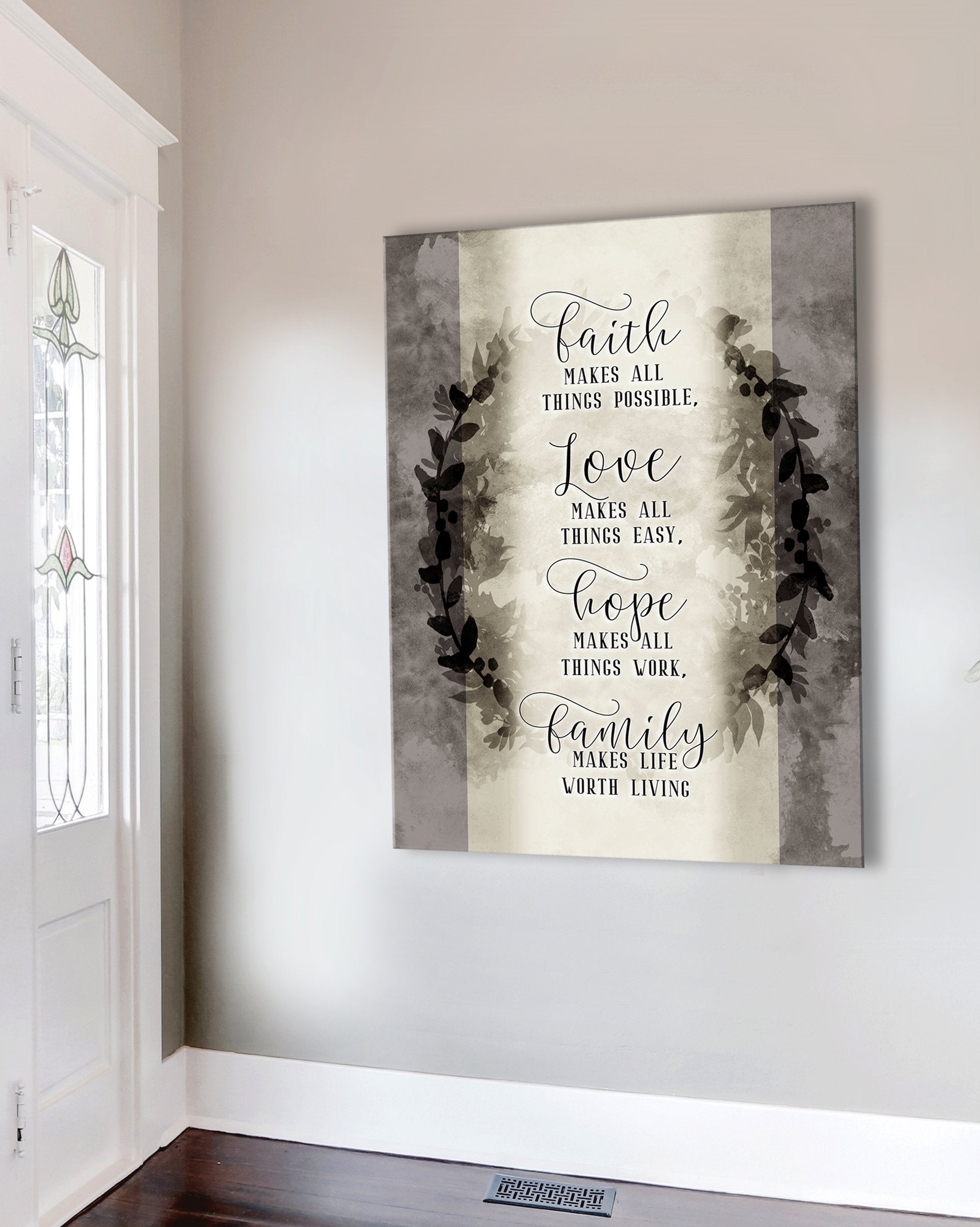 Faith Wall Art: Ready-To-Hang Wood Frame - Buy 2 Save 20%