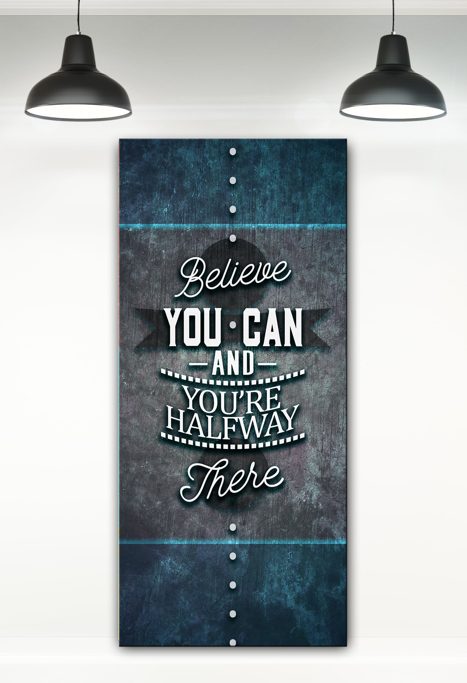 Exclusive Offer! Powerful Women Wall Art - Believe You Can (Wood Frame, Ready To Hang)