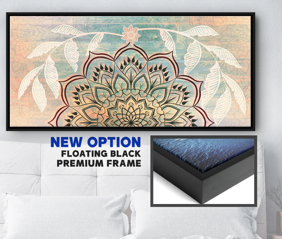 Get 20% Off When You Buy 2! Premium Black Floating Frame for Wall Art