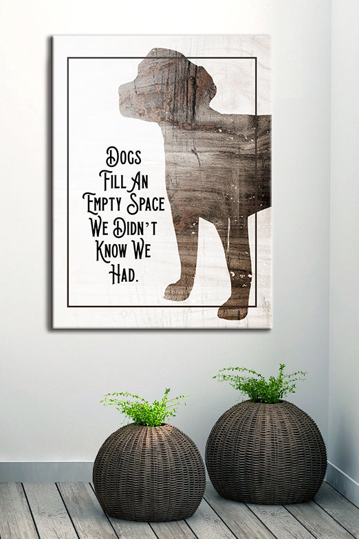 Hot Deal! Ready-to-Hang Wood-Frame Dog Pet Wall Art