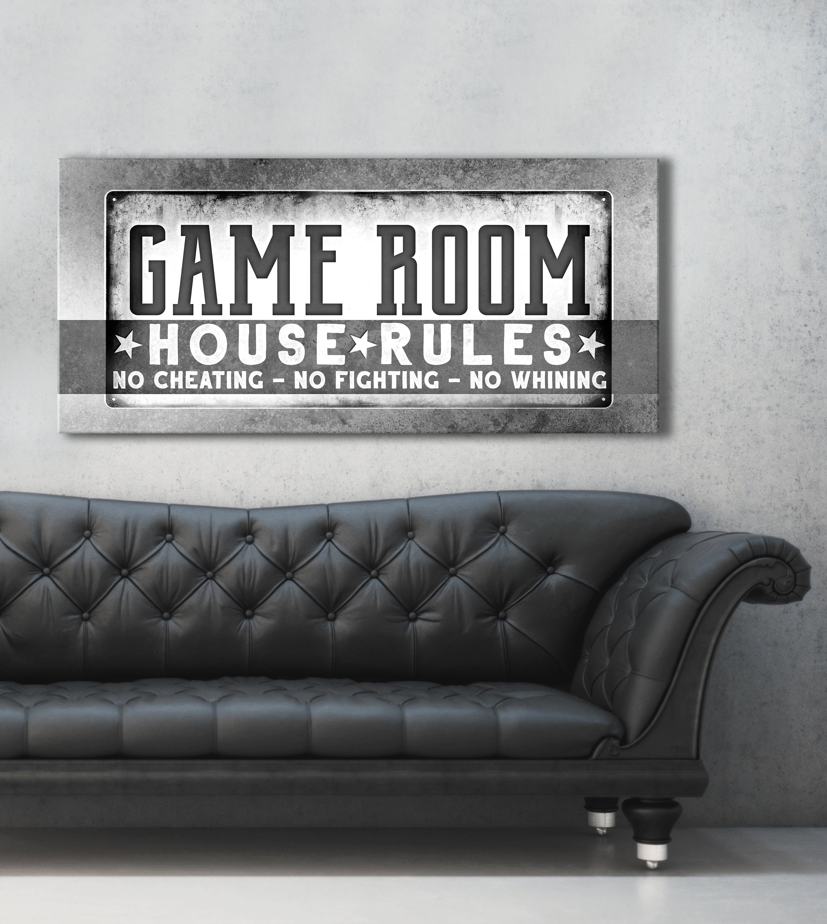 Hot Deal! Ready - To - Hang Wood - Framed Game Room House Rules Wall Art