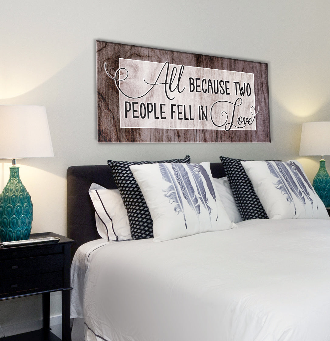 Ready-to-Hang Wood Frame Home Wall Art: Love-Inspired Design V2