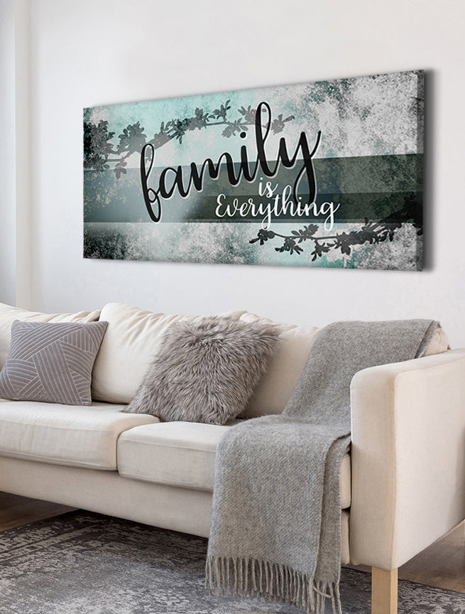 Exclusive Family Wall Art - 'Family Is Everything V3' with Wood Frame, Ready to Hang! Buy 2 Save 20%