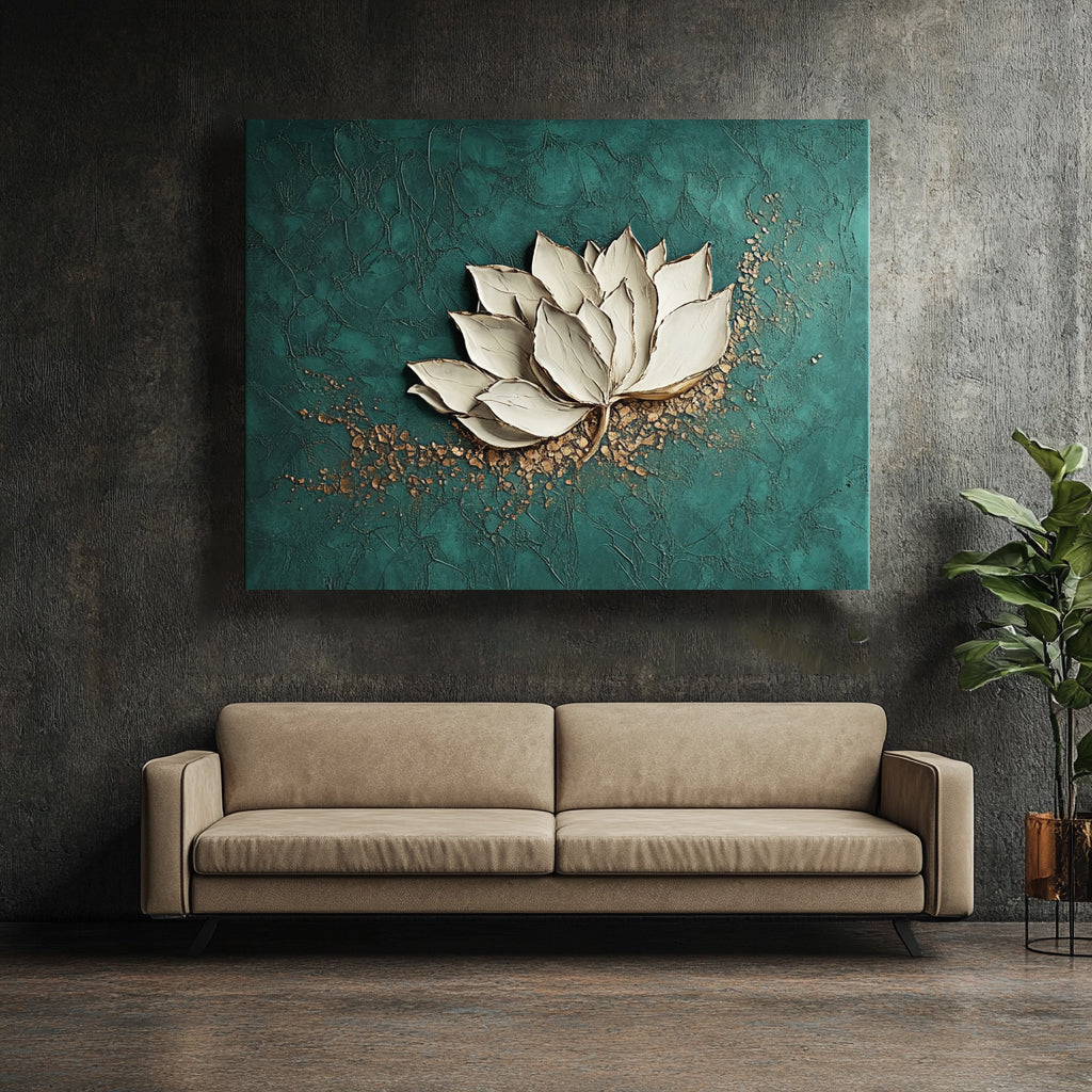 Exclusive Lotus Blooms V3 Canvas Art - Buy 2, Save 20%!