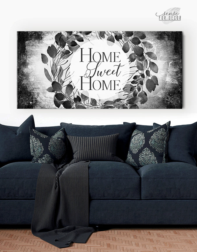Hot Deal! Ready - to - Hang Wood - Framed 'Home Sweet Home V24' Wall Art for Your Home