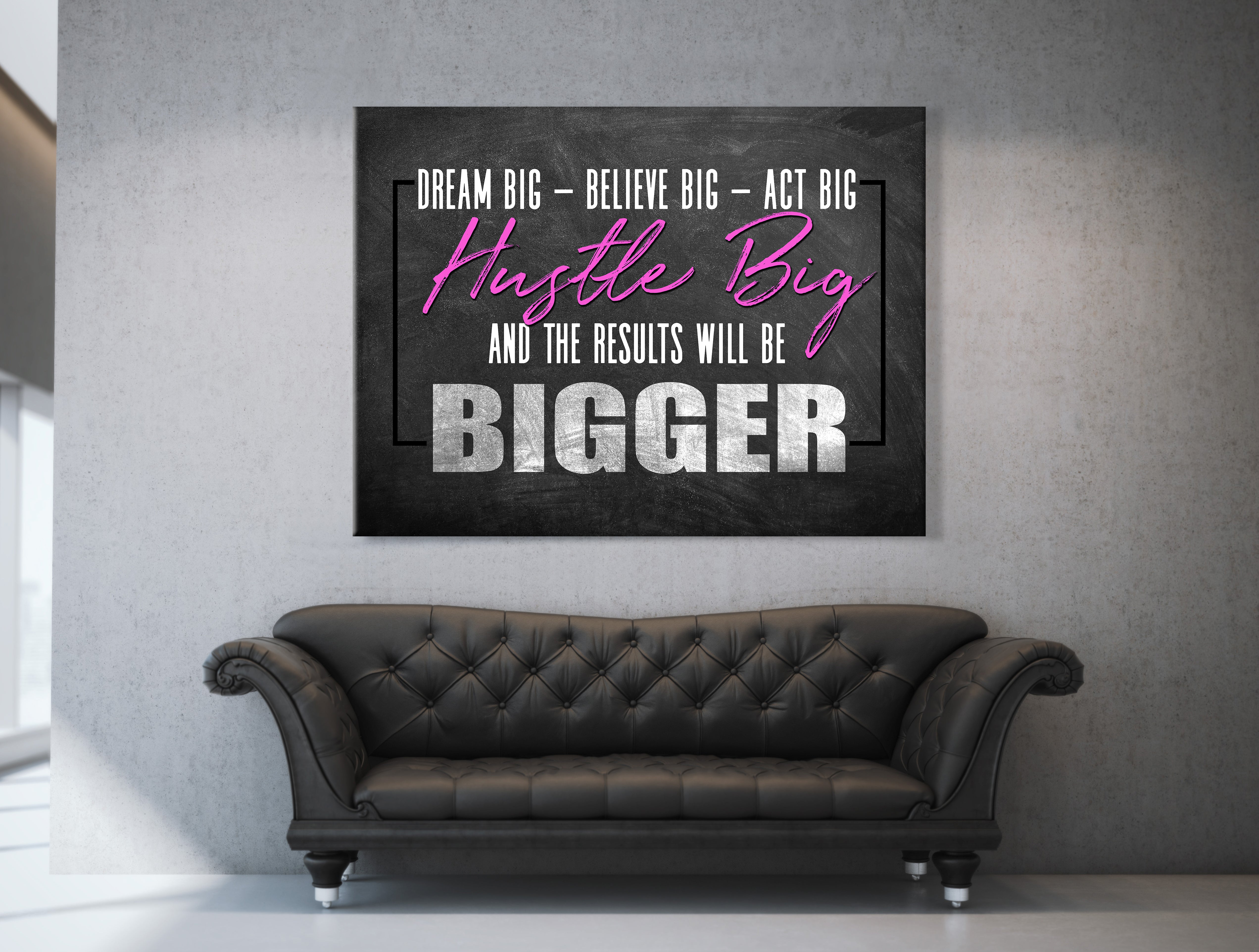Business Wall Art: Large Wood Frame, Ready to Hang - Buy 2 Get 20% Off