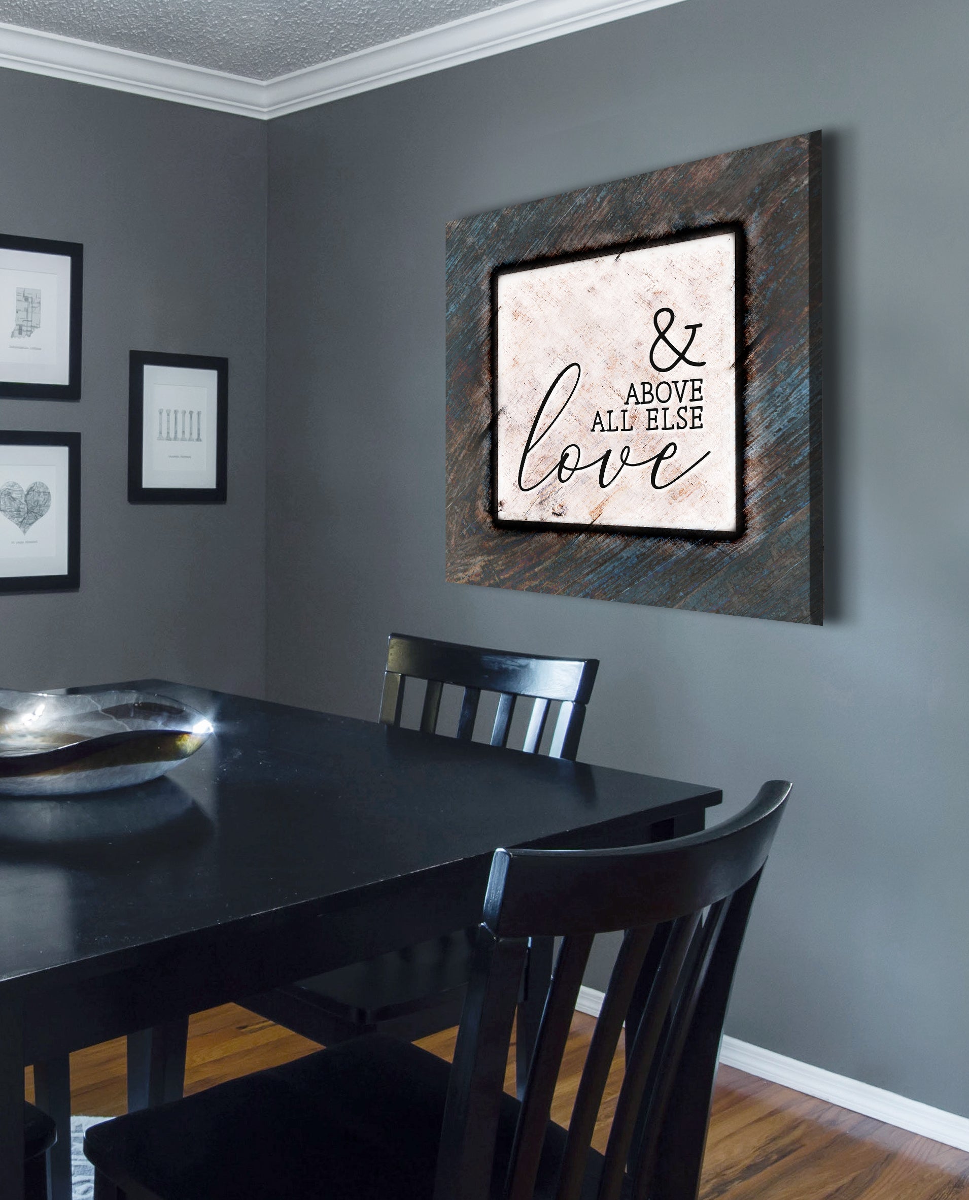 Exclusive Home Wall Art: 'Above All Else' - Wood Frame, Ready To Hang! Buy 2 Get 20% Off