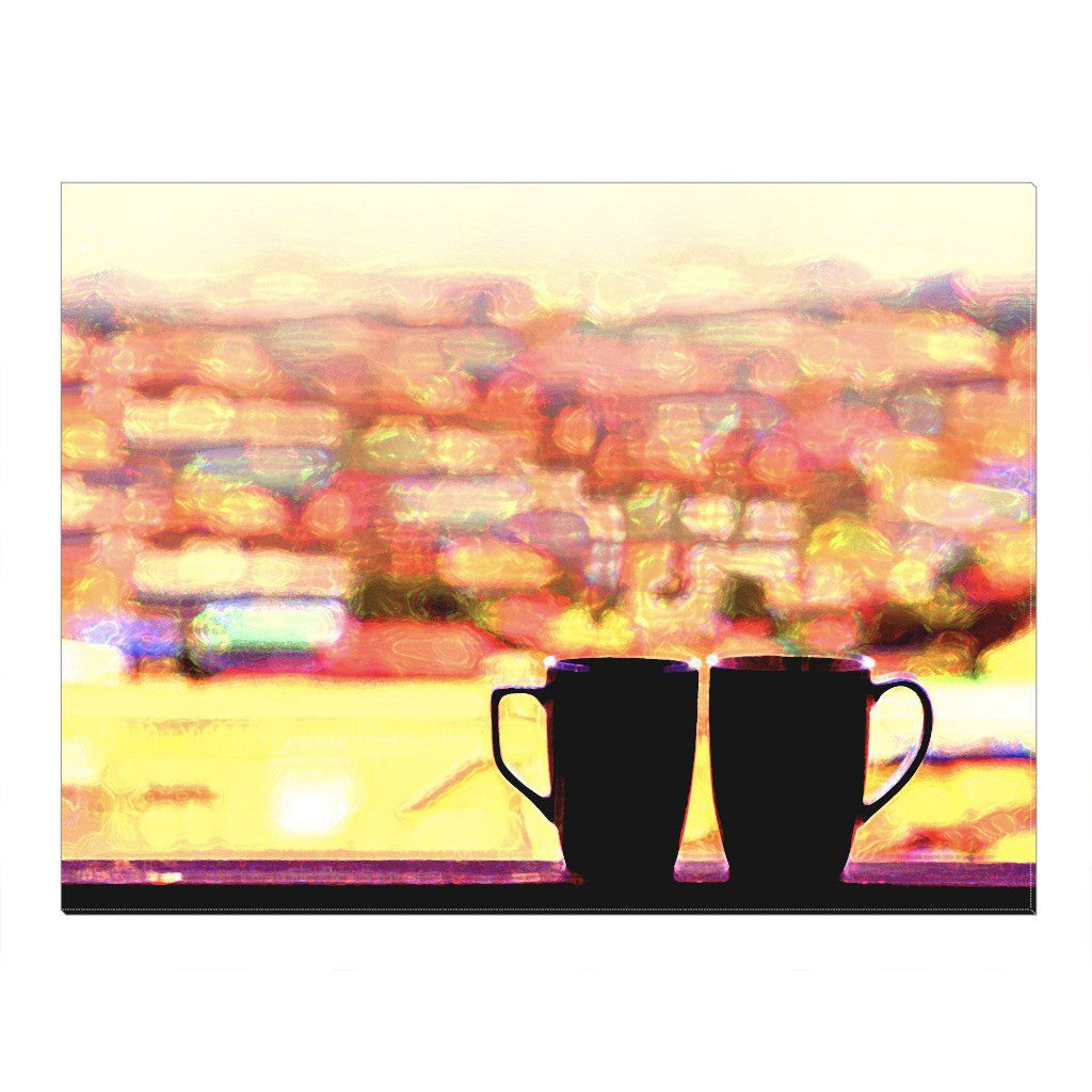 Exclusive Offer! Coffee Lovers Canvas Wall Art with Wood Frame, Ready To Hang