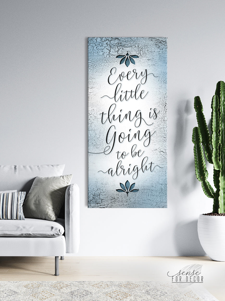 Ready-to-Hang Inspire Wall Art: Everything Will Be Okay (Wood Frame)
