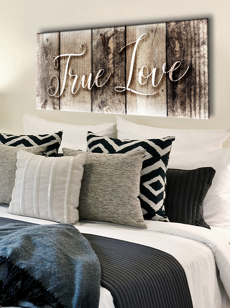 Limited Time Offer! High - Quality Couples Wall Art - True Love with Wood Frame, Ready to Hang