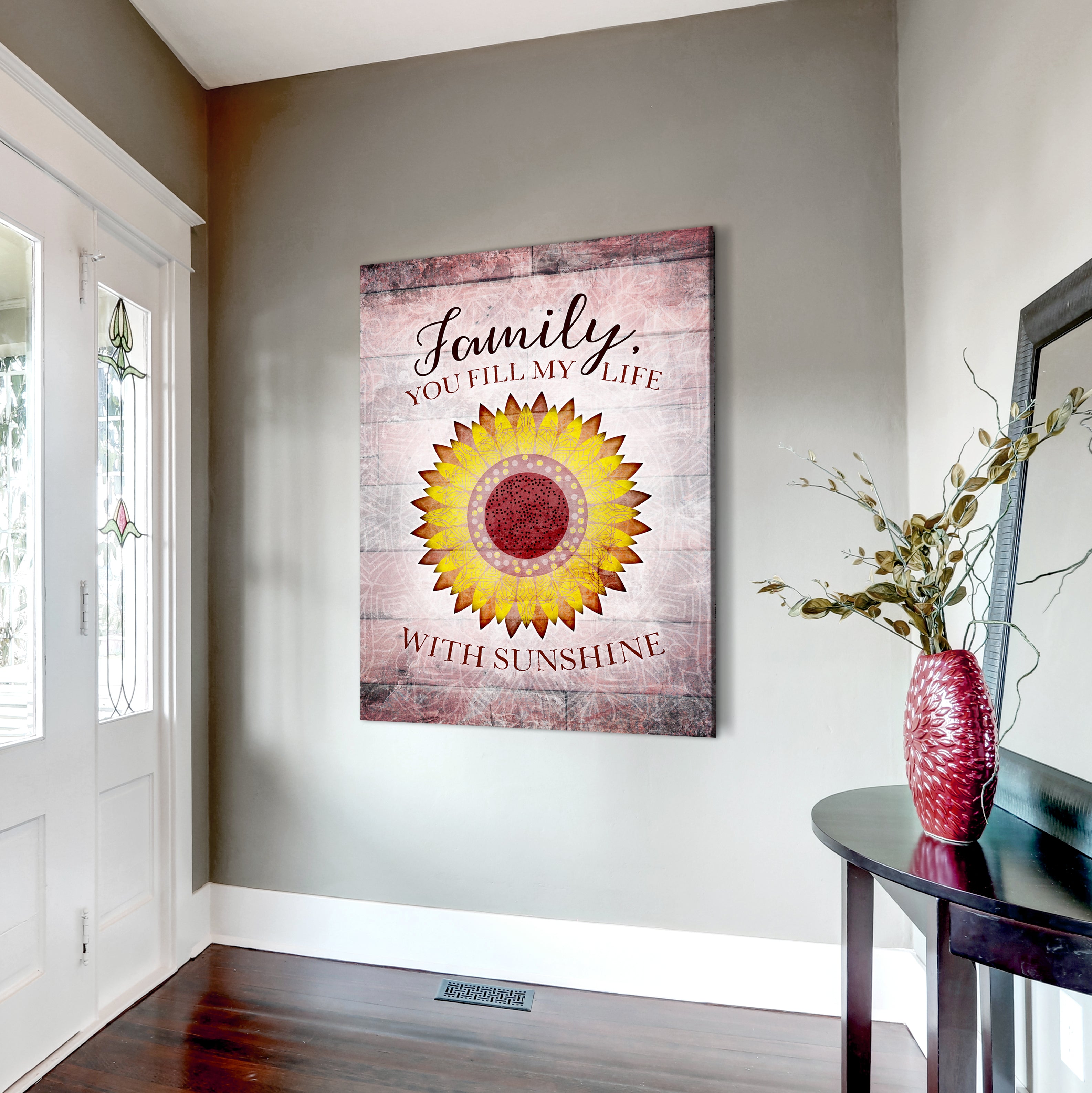 Boho Family Wall Art: You Fill My Life (Wood Frame, Ready To Hang) - Buy 2 Save 20%