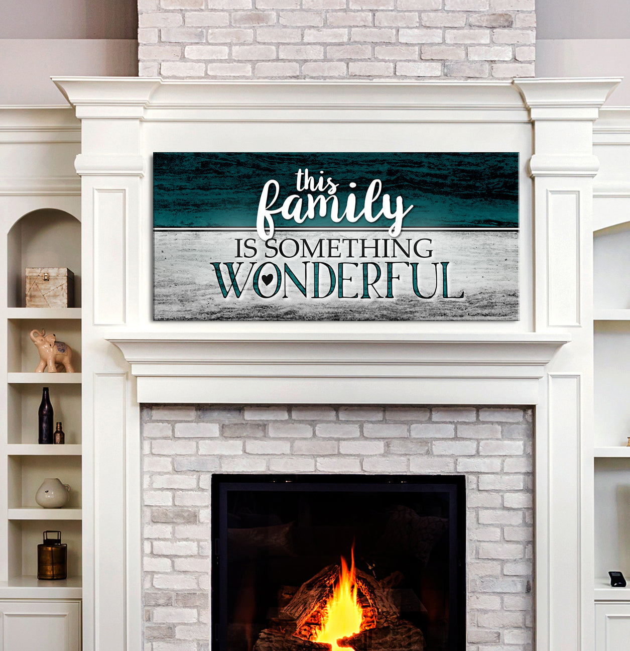Amazing Family Wall Art: 'This Family is Something Wonderful' with Wood Frame, Ready to Hang - Buy 2 Get 20% Off!