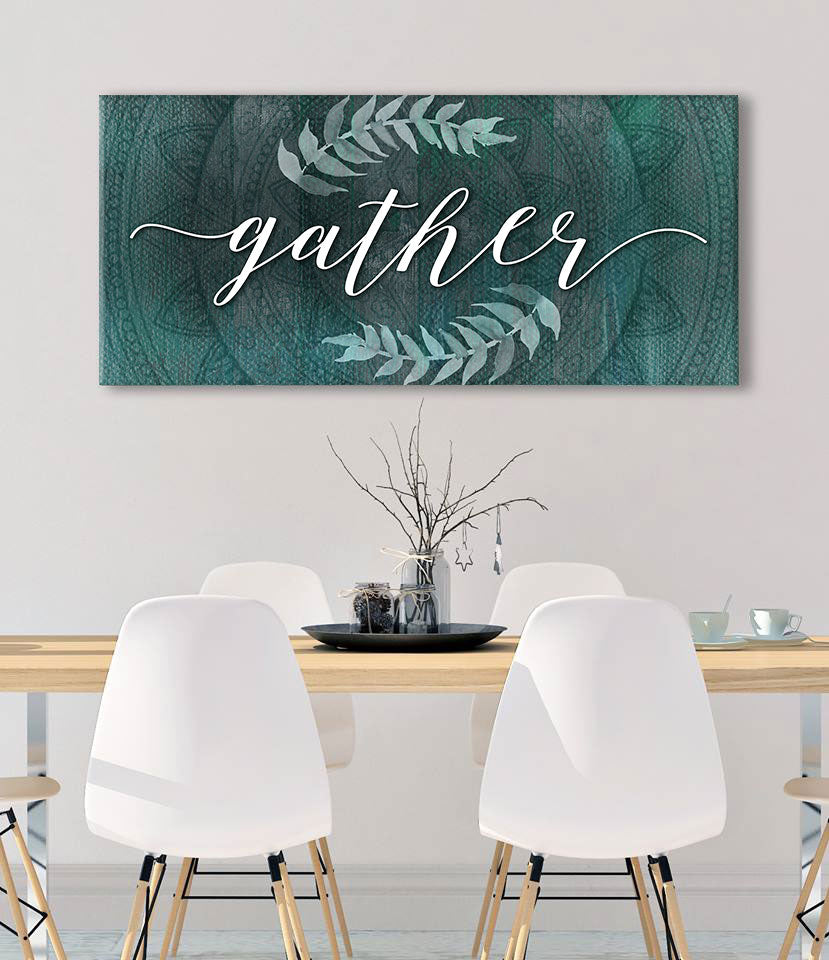 High - Quality Christian Wall Art Gather V12 with Wood Frame, Ready to Hang
