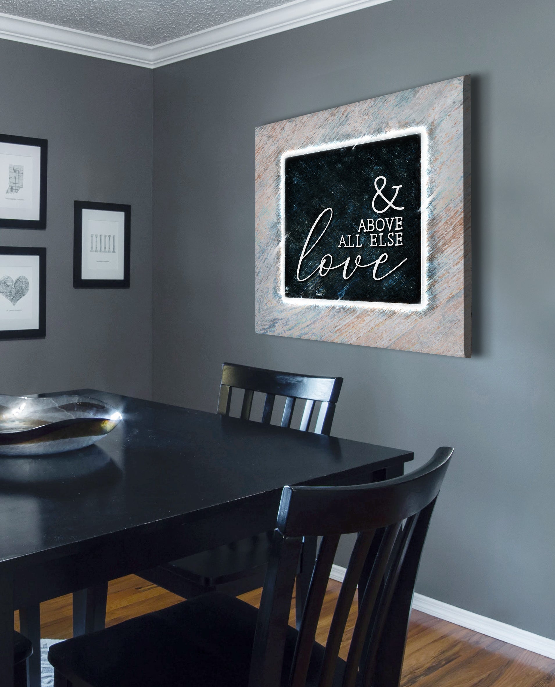 Exclusive Home Wall Art: 'Above All Else' - Wood Frame, Ready To Hang! Buy 2 Get 20% Off