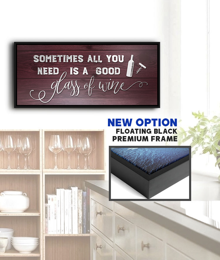 High - quality Kitchen Wall Art: A Glass of Wine Can Brighten Your Kitchen