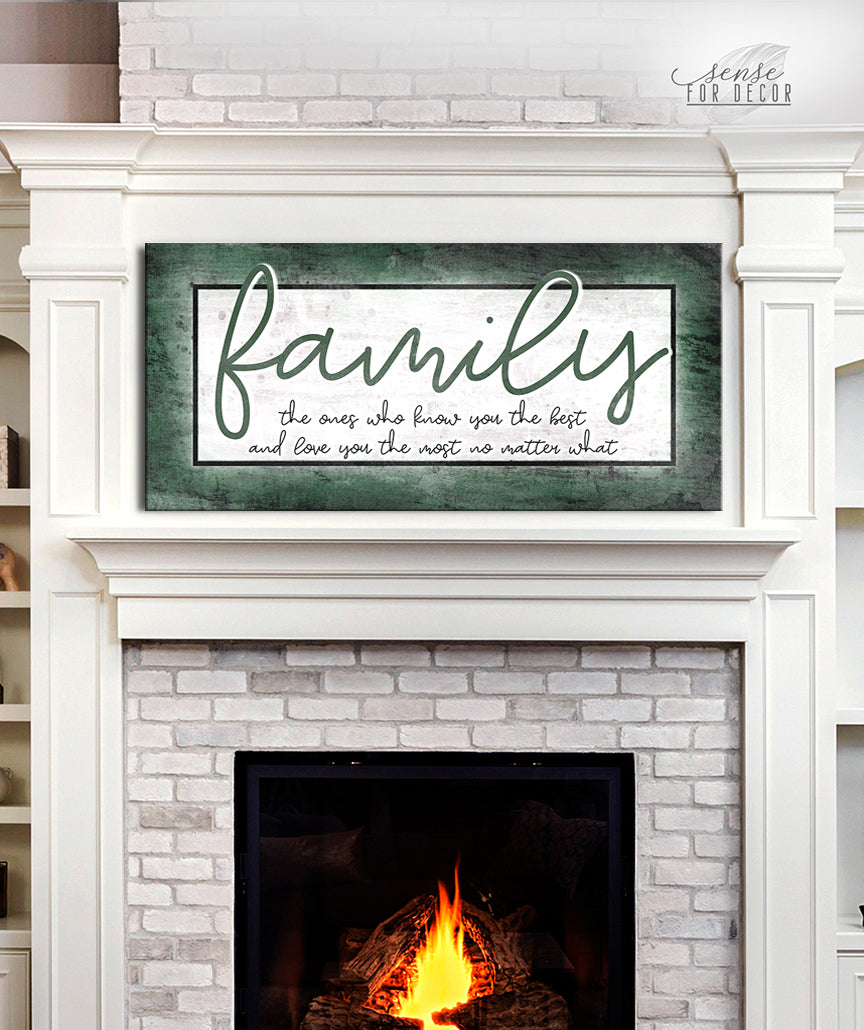High - Quality Family Wall Art with Wood Frame, Ready to Hang
