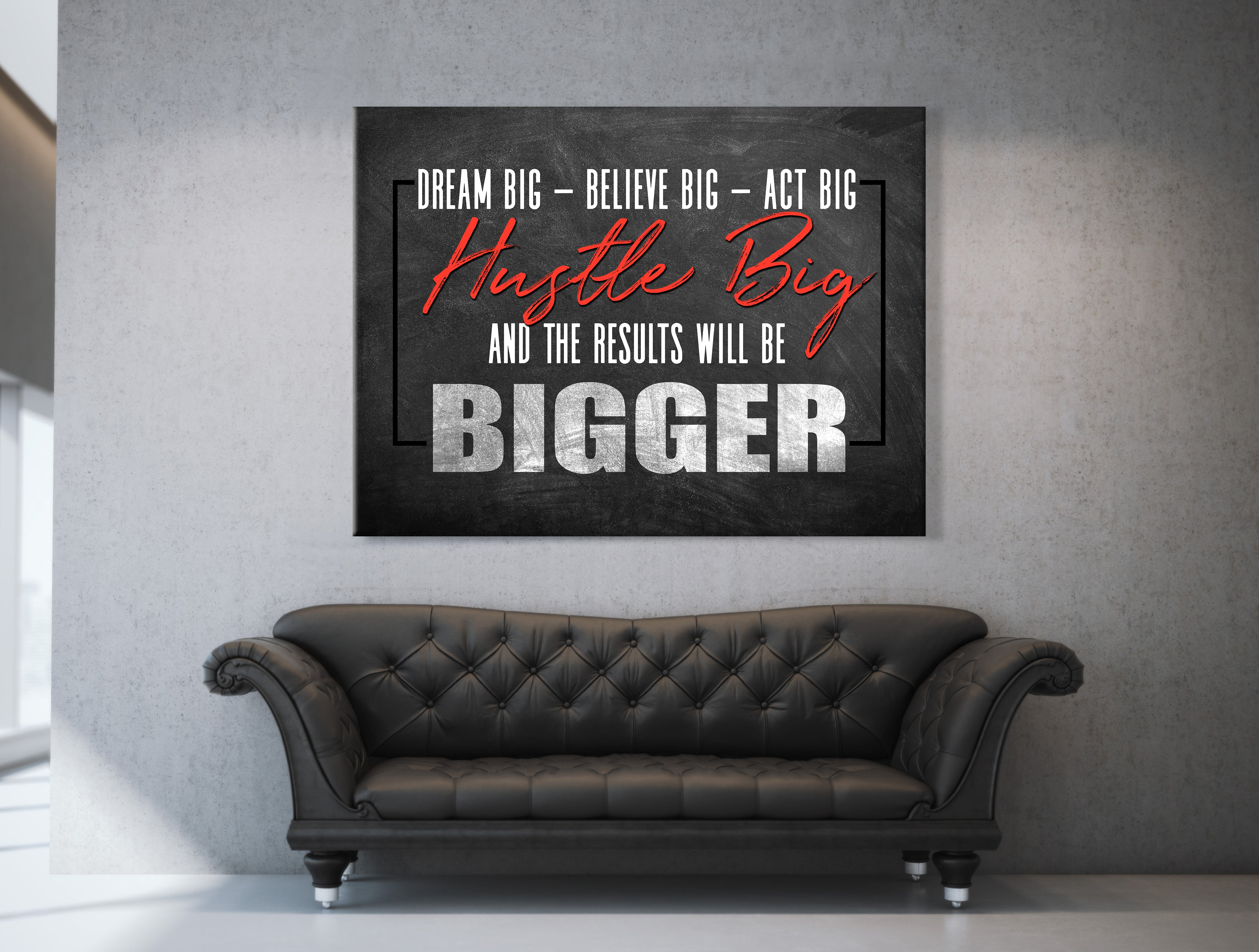 Business Wall Art: Large Wood Frame, Ready to Hang - Buy 2 Get 20% Off