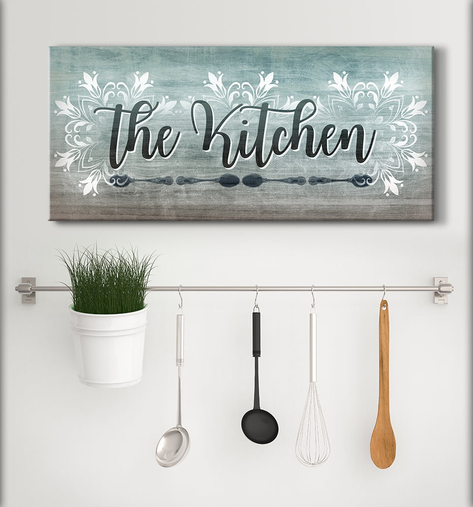 Ready-to-Hang Kitchen Wall Art with Wood Frame: Kitchen in Different Languages (Buy 2, Save 20%)