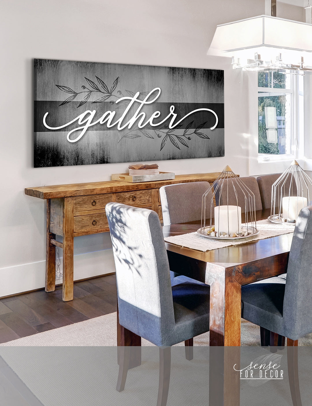Hot Deal! Christian Wall Art Gather V10 with Wood Frame, Ready to Hang