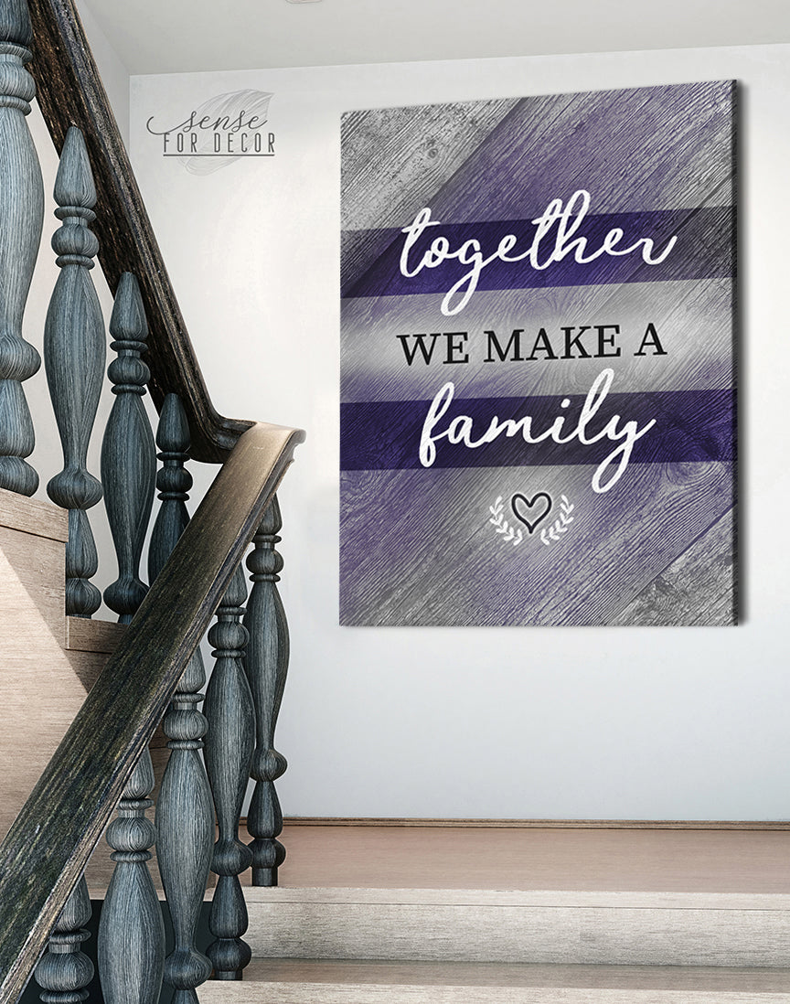 High - Quality Wood - Framed Family Wall Art V3: Ready To Hang