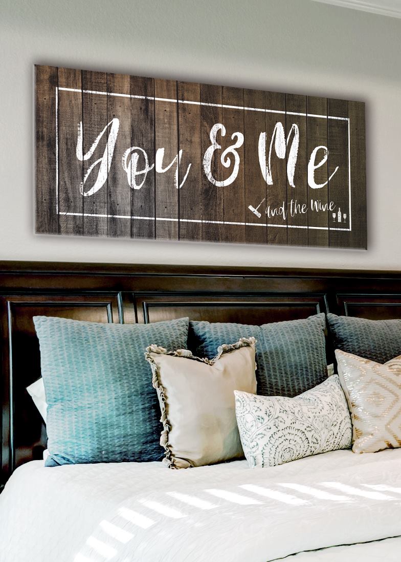 Exclusive Wine Wall Art: You, Me, and the Wine - Buy 2, Save 20%