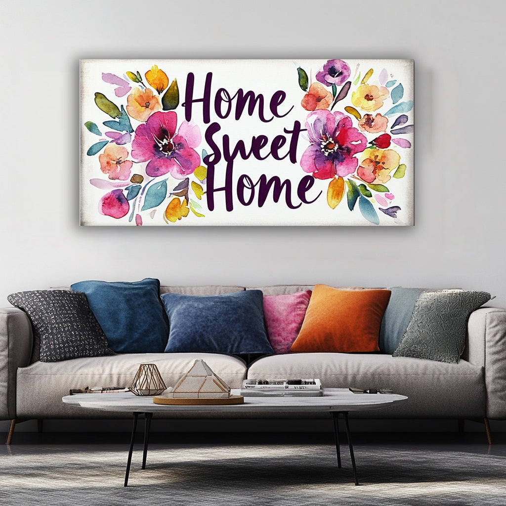 High - quality Home Wall Art: Sweet Home Decor v28