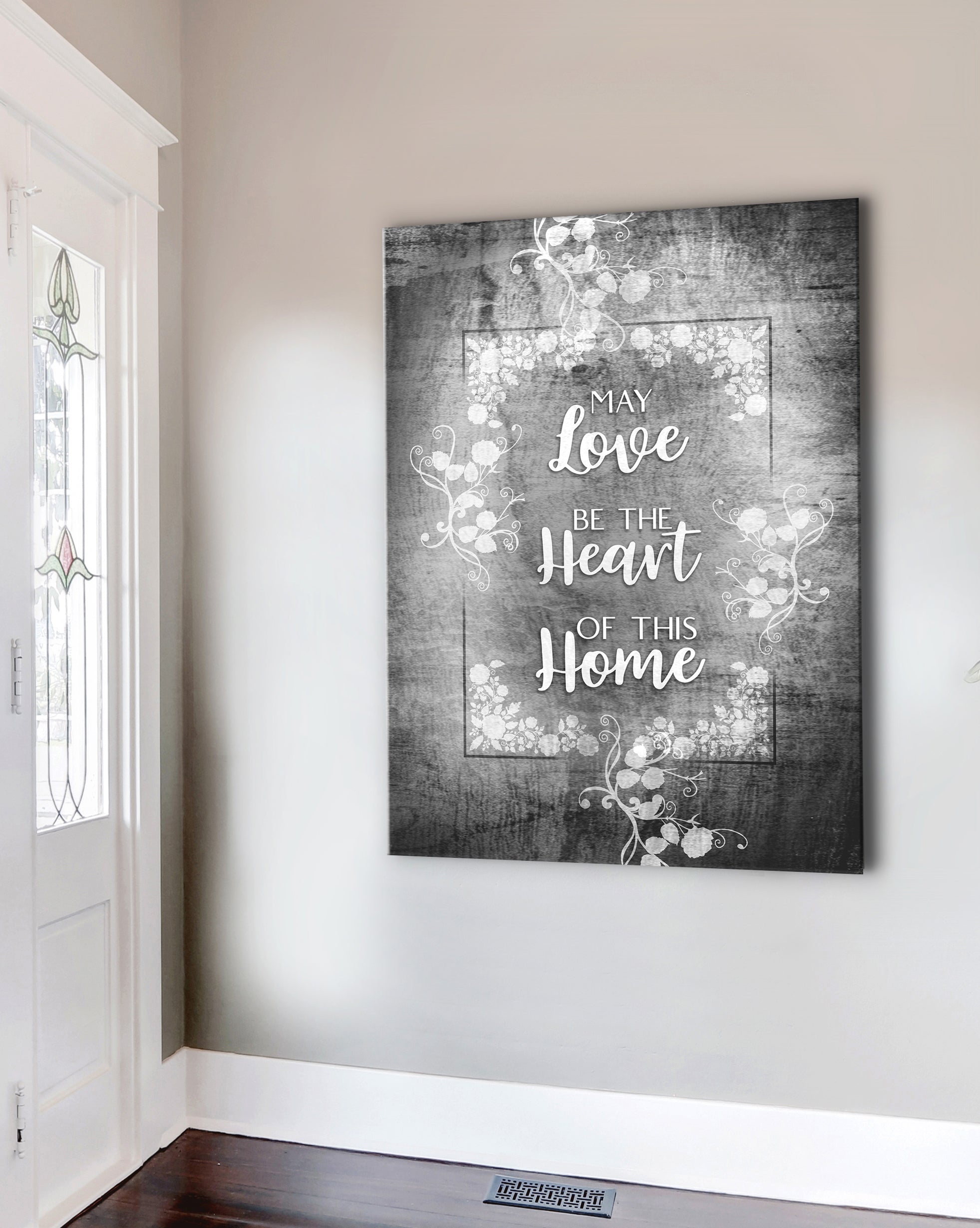 Hot Deal! Ready-to-Hang Wood Frame Home Wall Art - May Love Be The Heart Of This Home V3