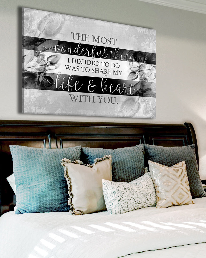 Hot! Couples Wall Art V3 - Wood Frame, Ready To Hang