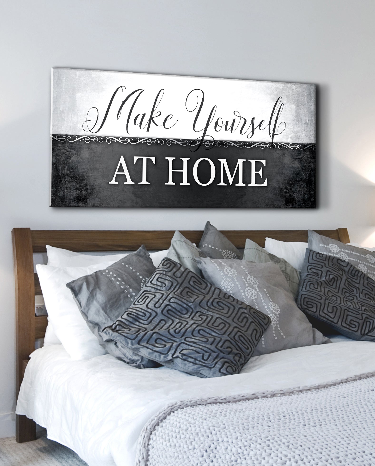 Hot Deal! High - Quality Wood - Framed Home Wall Art Ready To Hang