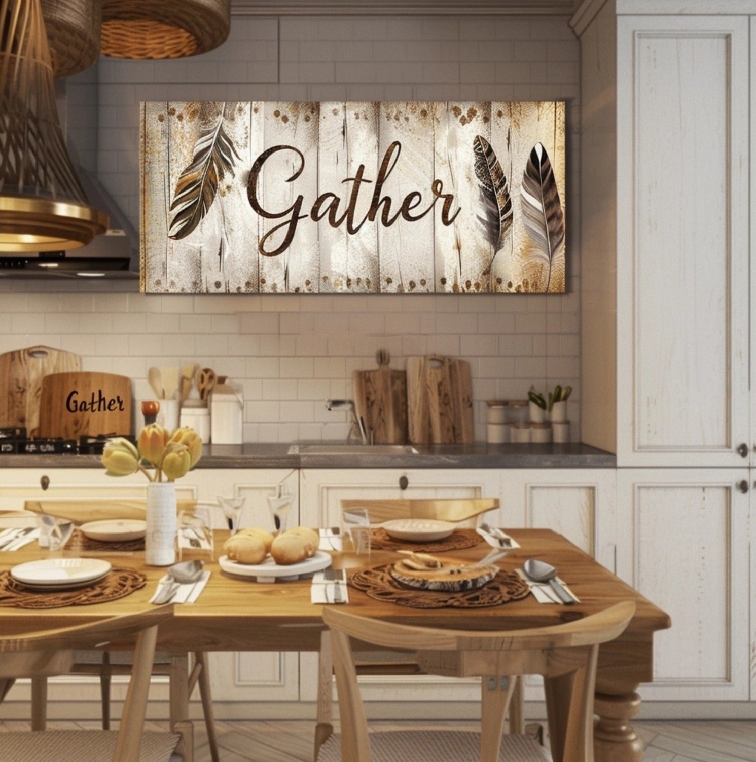 Hot Deal! Family Wall Art - Gather V14