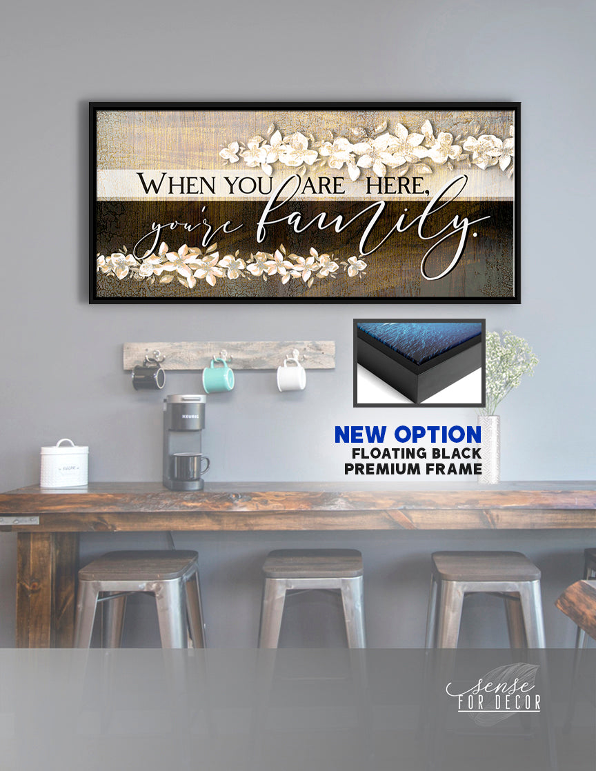 Exclusive Family Wall Art V3: Wood Frame, Ready to Hang - Buy 2 Save 20%