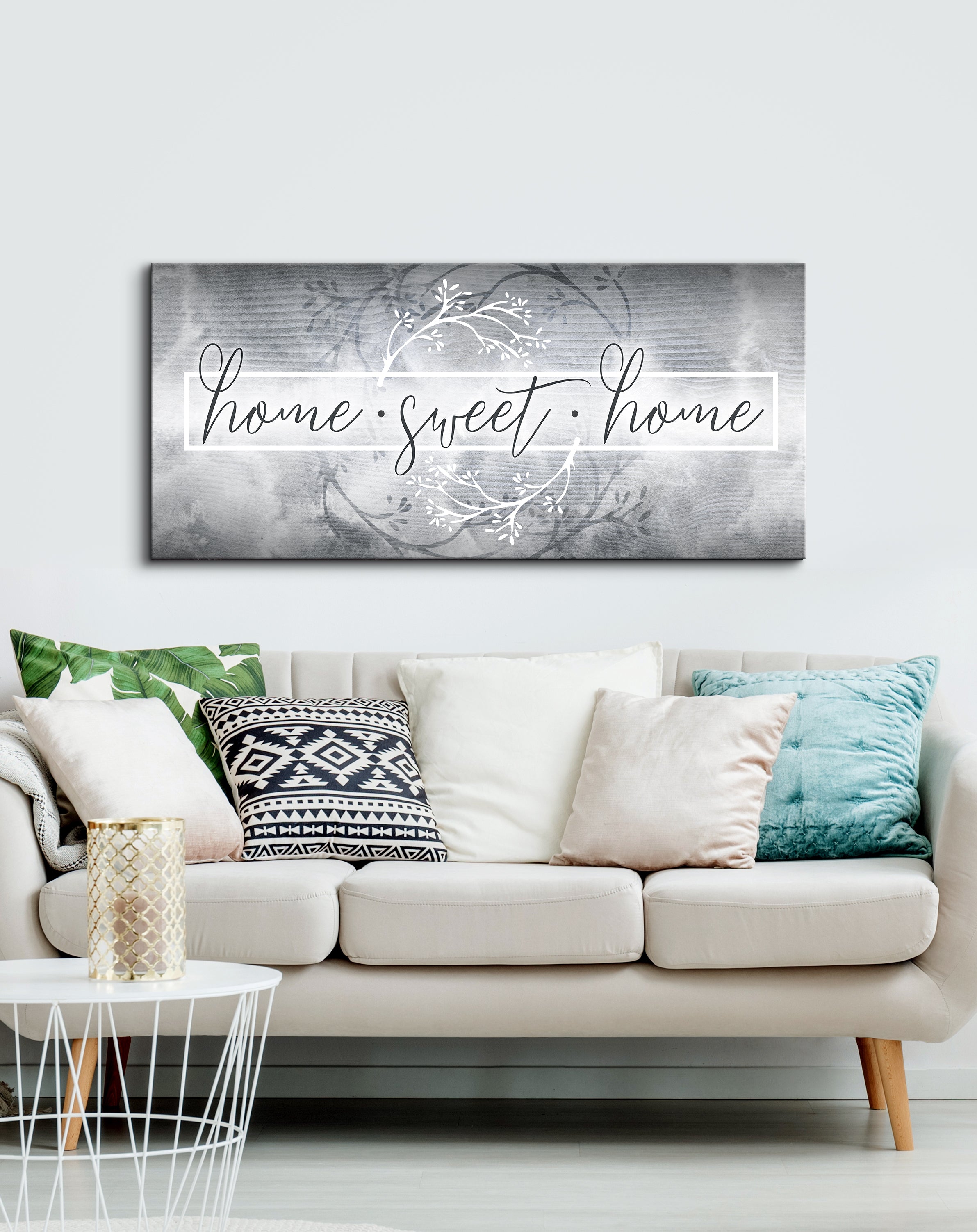 High - quality Wood - framed Home Sweet Home V2 Wall Art, Ready To Hang
